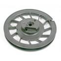 Poulie de lanceur diamètre 160 d'origine référence 695129 pour moteur Briggs et Stratton