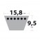 Courroie Kevlar section 5L65