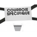 Courroie trapézoïdale adaptable spécifique pour marque MTD