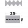  Courroie crantée double face 1800DS8M25  