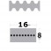  Courroie crantée double face 1800DS8M16  