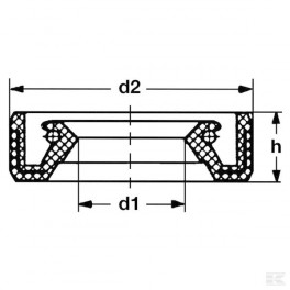 Joint queue de soupape d'origine référence 690968 pour moteur Briggs et Stratton