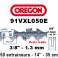 Chaine de tronçonneuse 3/8 picco 1.3 50E Oregon 91VXL050E