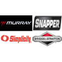 Support guidon sup. 20" 22" rb d'origine référence 1101238E122MA Murray - Snapper - Simplicity - groupe Briggs et Stratton