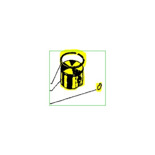 Piston complet avec segment origine 501 67 88-01 Husqvarna