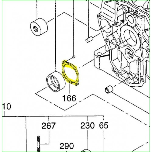 Butée de bague de palier 228-15002-03 Robin Subaru