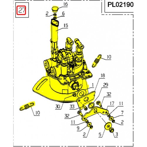 Pompe hydrostatique complète d'origine référence 40992 Etésia / Outils Wolf