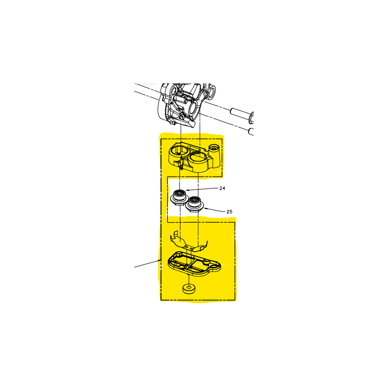 Kit filtre à huile d'origine référence 71553 Hydro Gear