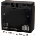 Batterie 12V 20Ah + à droite pour tracteur tondeuse