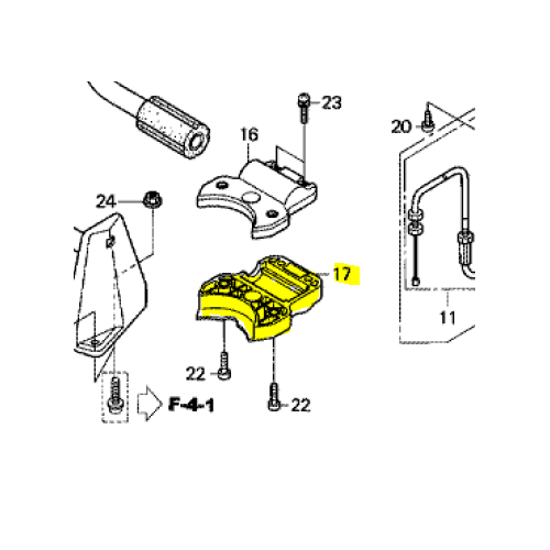  SUPPORT B, manche 53137VJ8C01