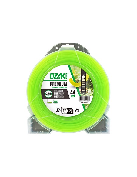 Fil nylon rond 2.4mm OZAKI - Bobine de 44 mètres