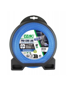 Fil nylon hélicoïdal 2.4mm OZAKI PRO-CORE LINE - Bobine de 87 mètres