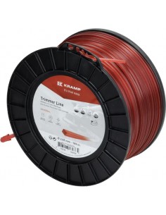Fil nylon carré 2.7mm - Bobine de 169 mètres