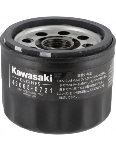 Filtre à huile moteur pour série FB / FC / FD / FR / FX référence 49065-0721 d'origine Kawasaki