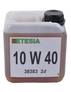 Huile moteur 10W40 - 2l référence 38383 d'origine Étésia et Outils Wolf 2