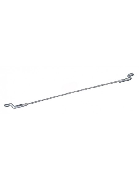 Cable pedale galet sans gaines long 185 mm référence 28312 d'origine Étésia et Outils Wolf