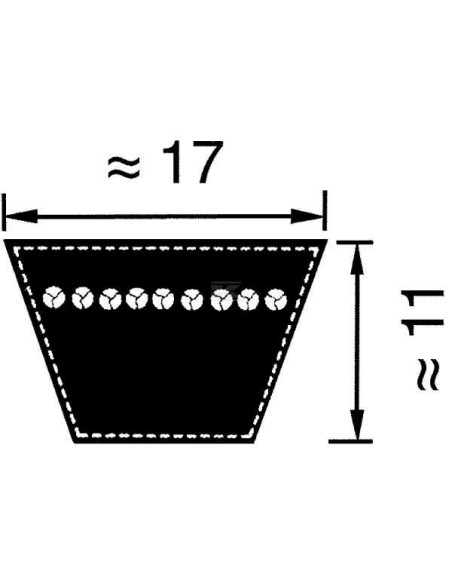 Courroie MITSUBOSHI B75