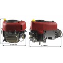 Moteur complet Briggs et Stratton 14.5cv OHV pour tracteur tondeuse