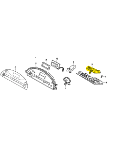 Circuit d'imprimé d'origine référence 80409-VK1-003 HONDA