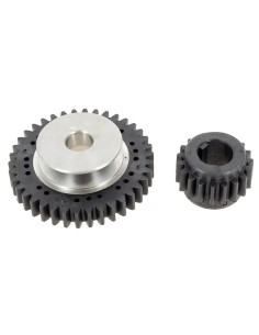 Kit pignon ma 19 dents avec roue dentée d'origine référence 531 20 75-86 groupe Husqvarna Jonsered Mc Culloch