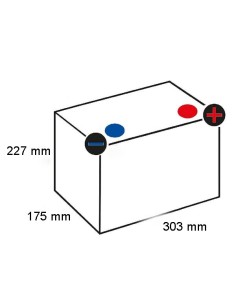 Batterie 12V - 100Ah borne + à droite pour voiture 2