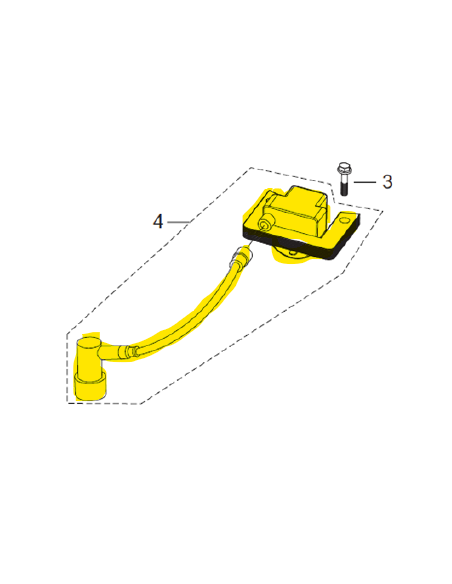 Bobine allumage rv170 d'origine référence 0001210031 pubert
