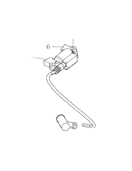Bobine allumage rv200 d'origine référence 0001210032 pubert