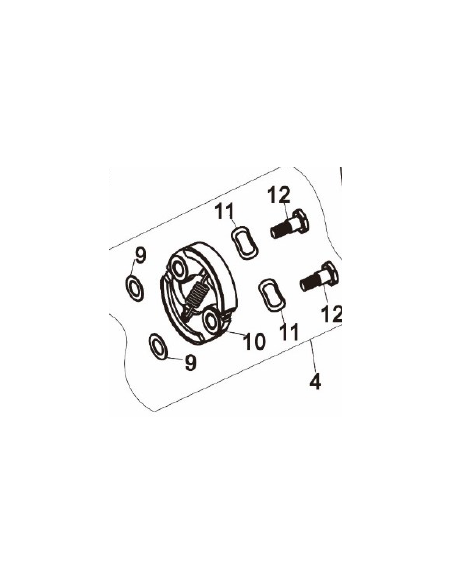 Kit embrayage LF139F d'origine référence 0001250011 Pubert