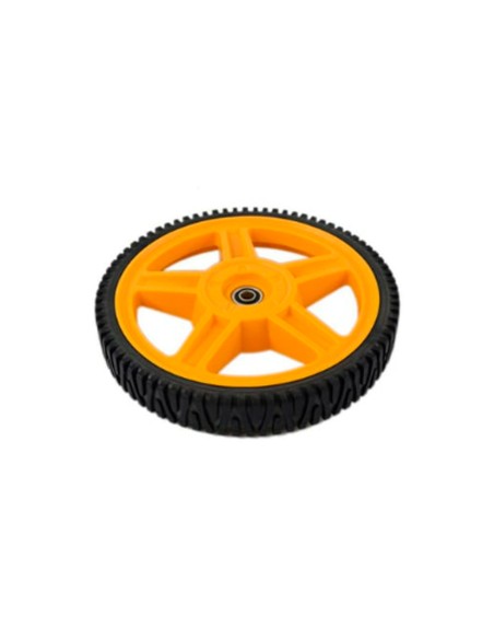 Roue 30cm jaune d'origine référence 581 01 03-05 groupe Husqvarna Jonsered Mc Culloch