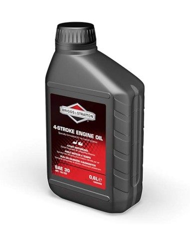 Bidon huile 0.6L SAE 30 d'origine pour moteur Briggs et Stratton