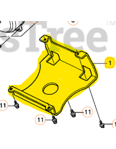 Carter de protection de réservoir UMT422/UMT431 d'essence d'origine référence 17557-VF9-A00 Honda