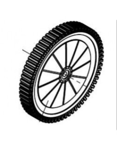 Roue arrière noir UM515/516C d'origine référence PB14113 HONDA