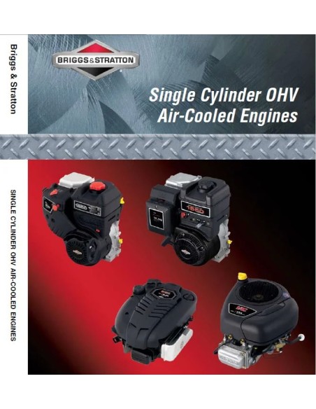 Manuel atelier 276781 en Anglais pour moteur monocylindre OVH Briggs et Stratton