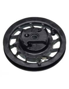 Poulie de lanceur 116mm avec ressort pour cliquet plastique d'origine référence 499901 pour moteur Briggs et Stratton