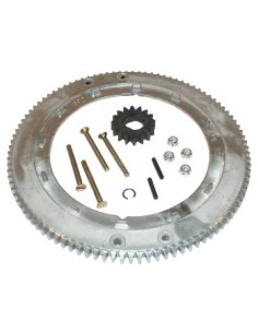 Kit couronne aluminium (pignon inclus) origine d'origine référence 696537 pour moteur Briggs et Stratton