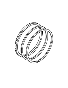 Jeu de segments d'origine référence 799538 pour moteur Briggs et Stratton