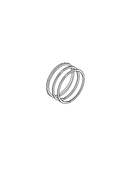 Jeu de segments d'origine référence 799538 pour moteur Briggs et Stratton