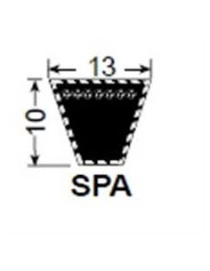Courroie trapézoïdale étroite type SPA 1000 2