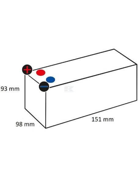 Batterie gel 12V 12Ah type AGM