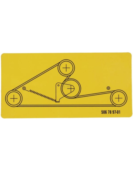 Autocollant d’origine Husqvarna - pour PR17, PROFLEX 18, PROFLEX 20 - 506789701