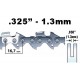 Chaine pas .325 - jauge 1.3mm